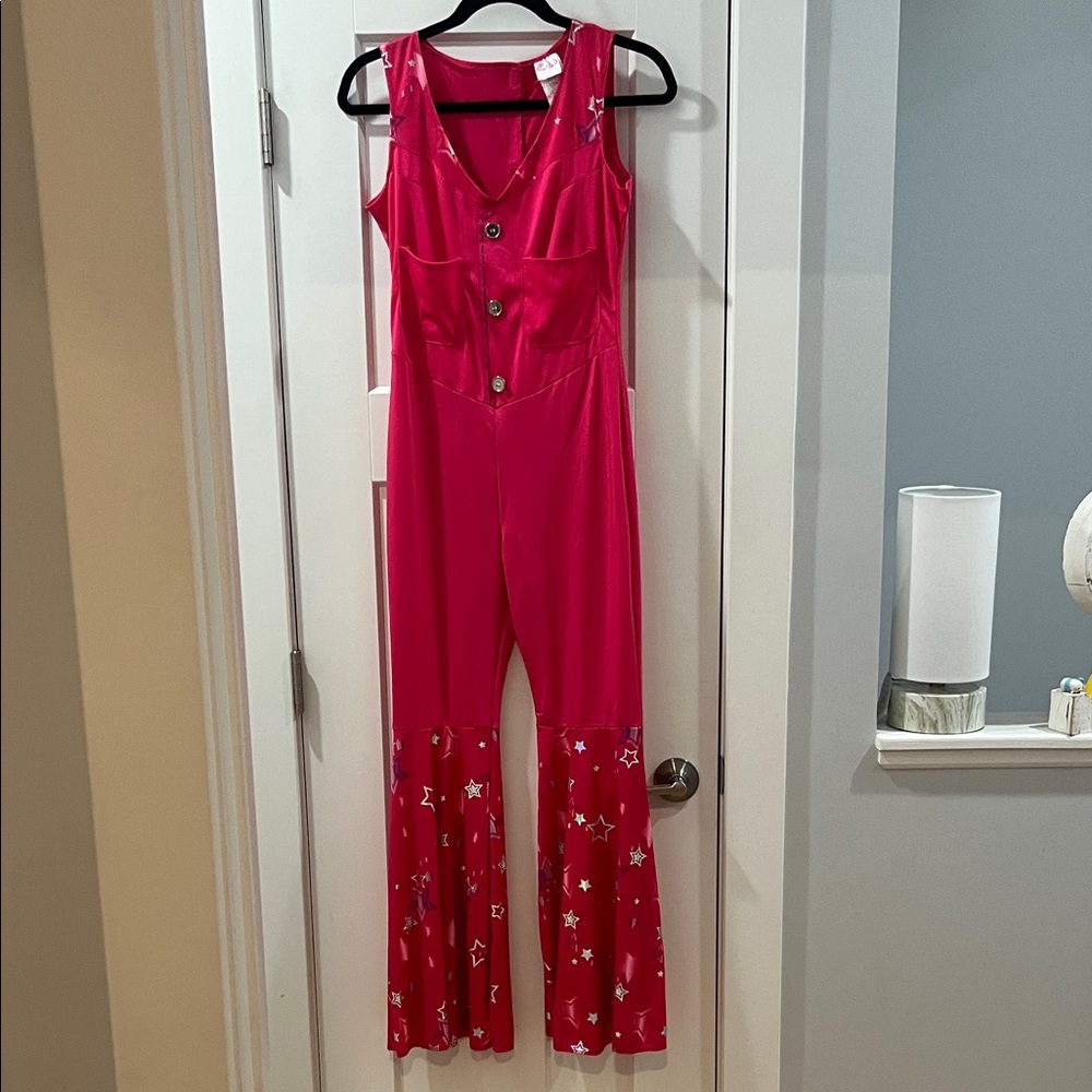 Barbie Halloween Costume Western Barbie Small NWOT Sleeveless Pink Jumpsuit